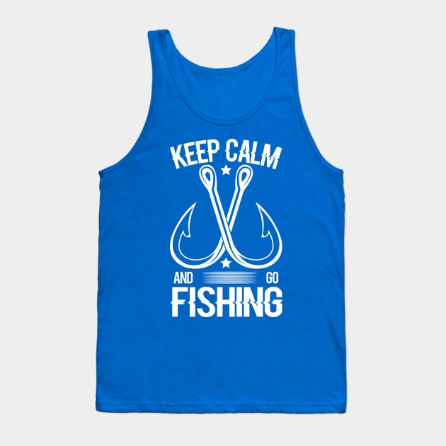 keep calm go fishing 2 Tank Top by Hunters shop